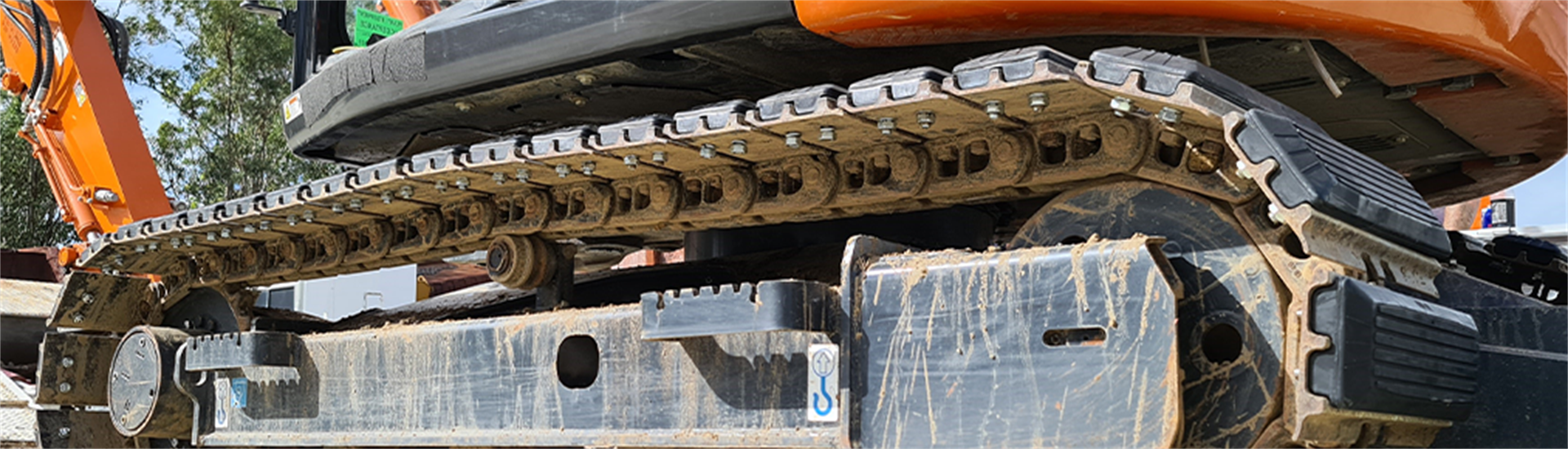 rubberpads op ketting 